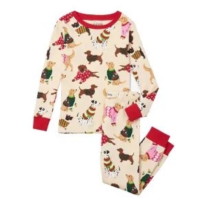 Little Blue House Woofing Christmas PJ Set