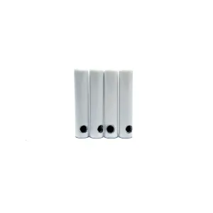 Metal Aglets Removable Tips - White