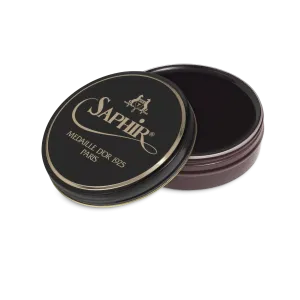 08 Burgundy - Saphir Medaille D'or Pate-De-Luxe Beeswax Shoe Polish 100ml