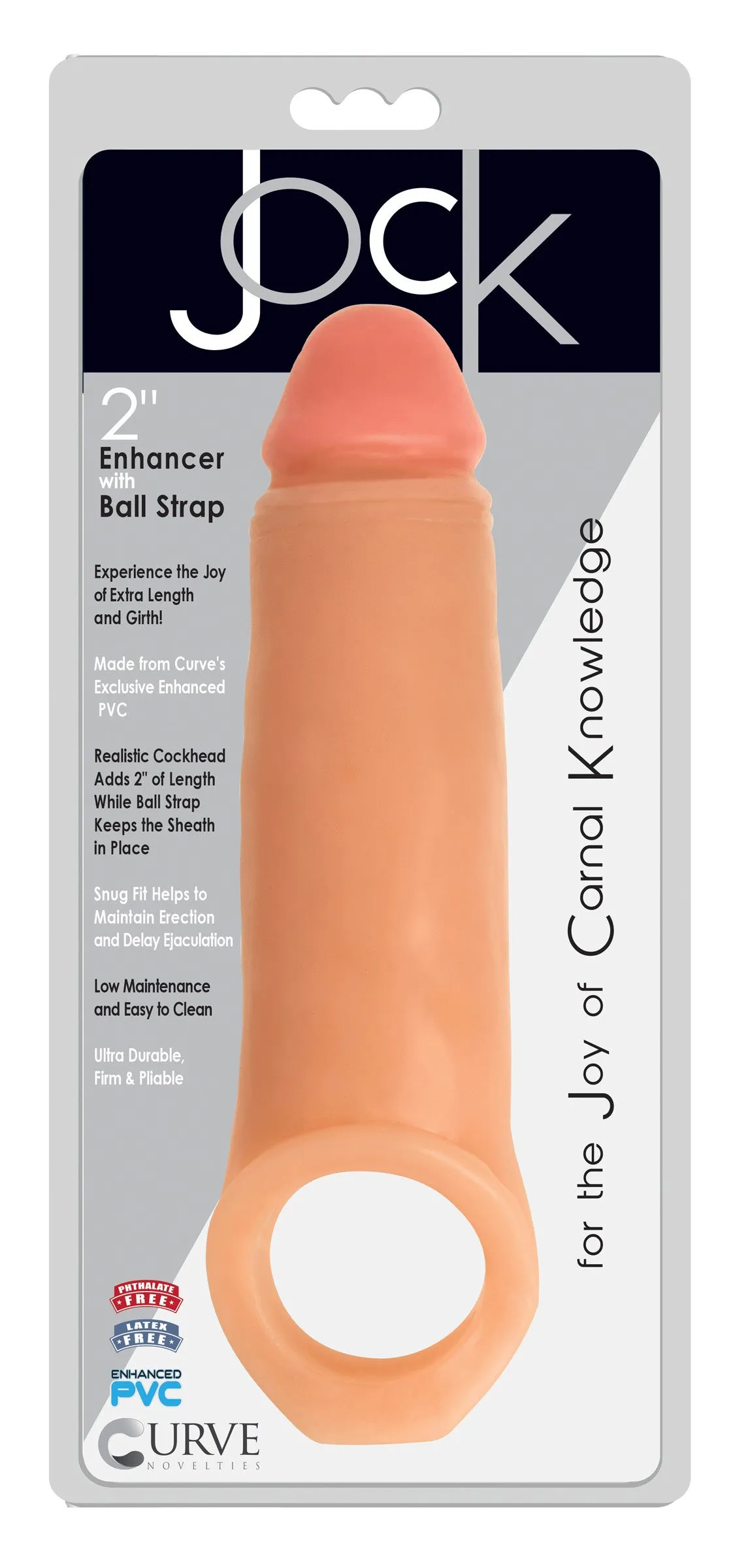 2 Inch Penis Enhancer with Ball Strap