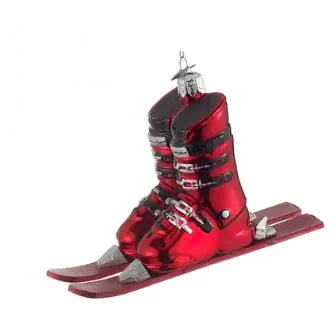 6" Ski Boots Ornament (sold individually)