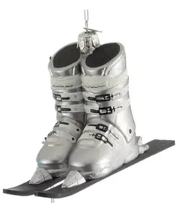 6" Ski Boots Ornament (sold individually)