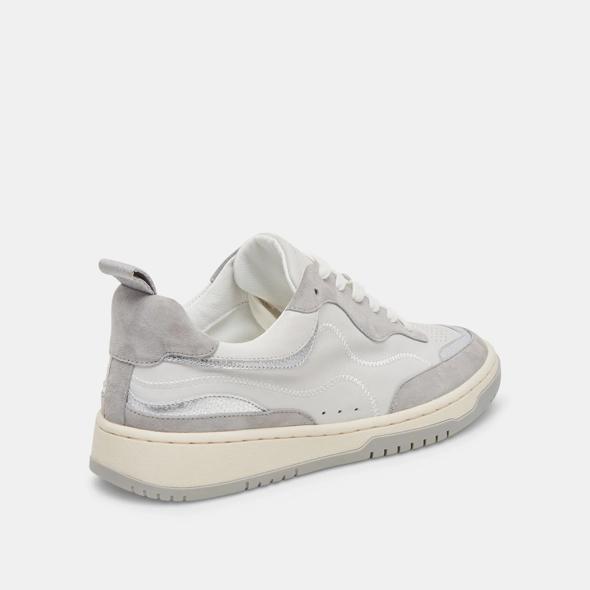 ADELLA SNEAKERS WHITE GREY LEATHER