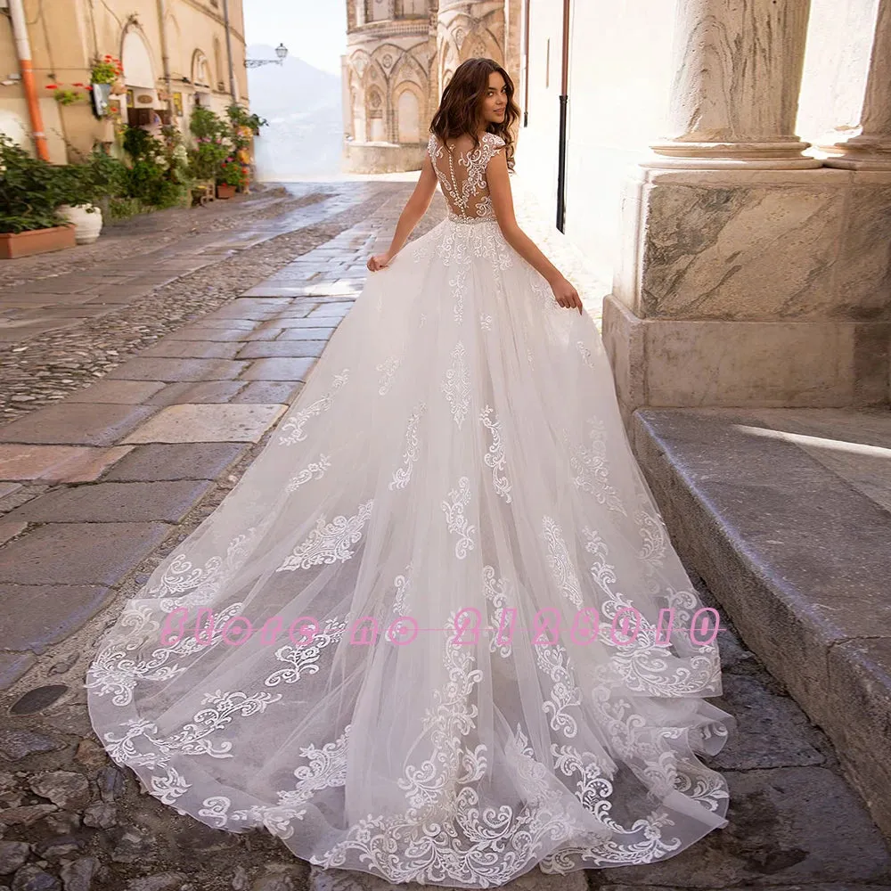 Appliques Lace Mermaid Wedding Dresses With Beading Crystal Removable Train Shop Online Vestido De Noiva Sereia