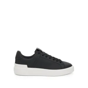 B-Court Calfskin Sneaker in Black/White