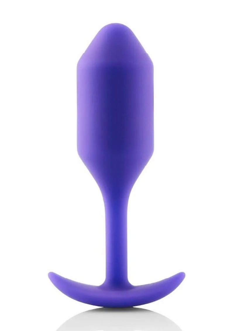 B-Vibe Snug Plug 2 Silicone Weighted Anal Plug