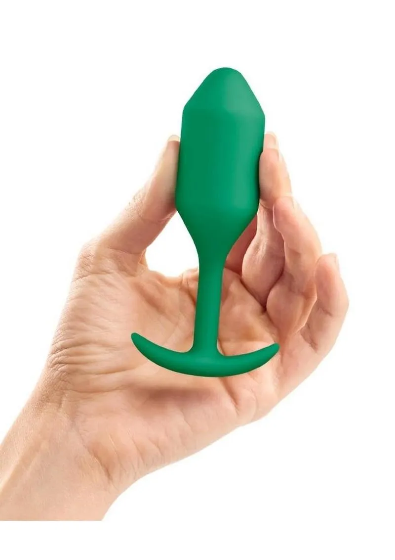 B-Vibe Snug Plug 2 Silicone Weighted Anal Plug