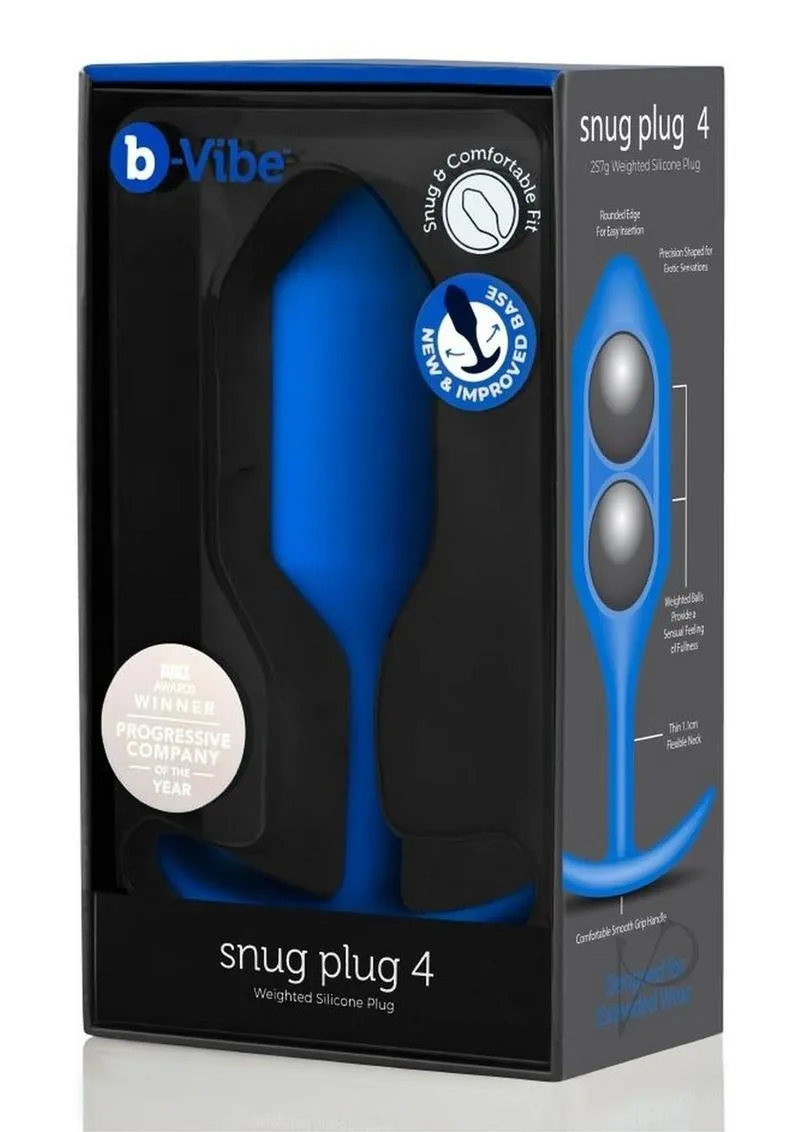 B-vibe Snug Plug 4 Navy