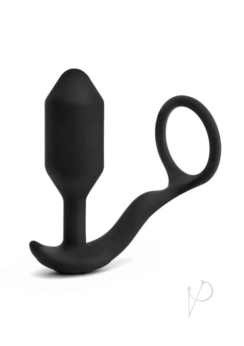 B-vibe Vibrate Snug Tug Md Black