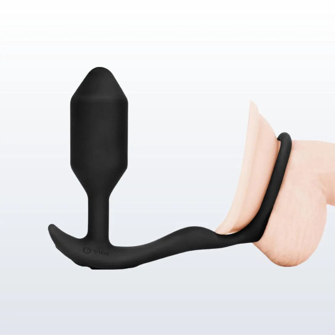 B-Vibe Vibrating Cock Ring - Snug & Tug (M)