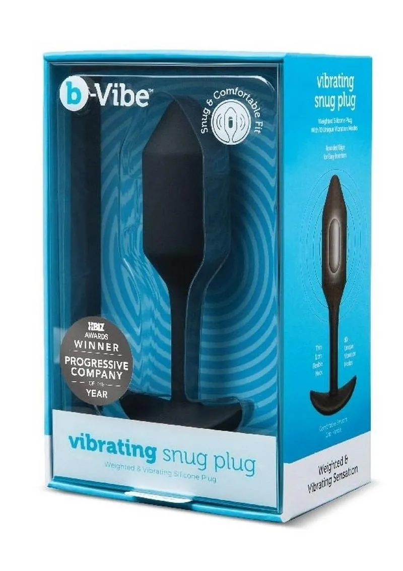 B-Vibe Vibrating Snug Plug 2 Rechargeable Silicone Anal Plug