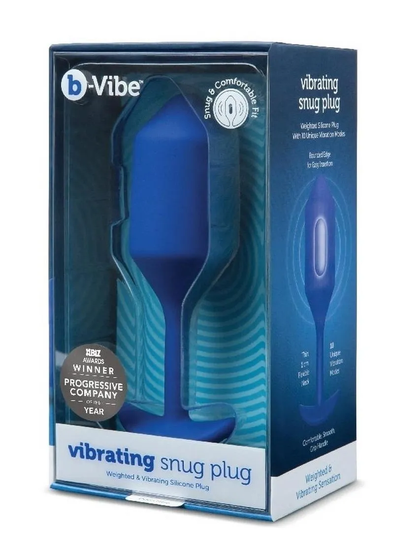 B-Vibe Vibrating Snug Plug 4 Rechargeable Silicone Anal Plug