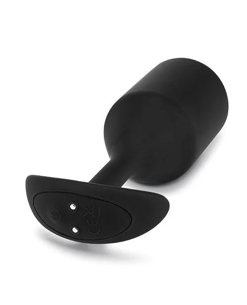 B-vibe Vibrating Snug Plug - Xxlarge Black