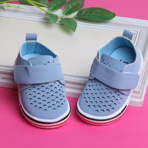 Baby Moo Breathable Velcro Strap Anti-Skid Chu Chu Sound Sneakers - Blue