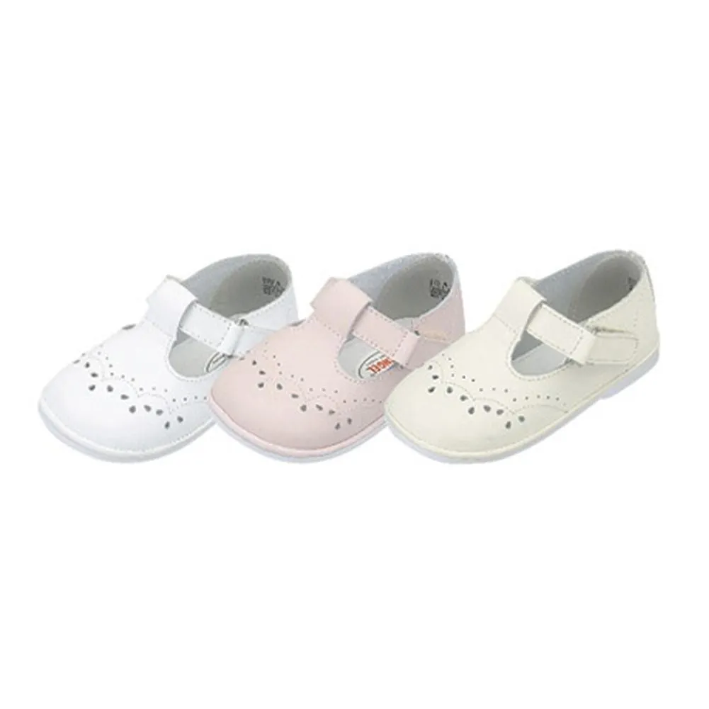 Baby Toddler Girls Eyelet Design Mary Jane Trendy Shoes Size 1-7