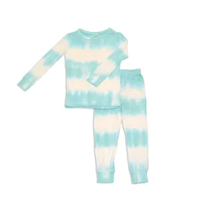 Bamboo Long Sleeve 2 pc Pajama set (Tie Dye Stripe)