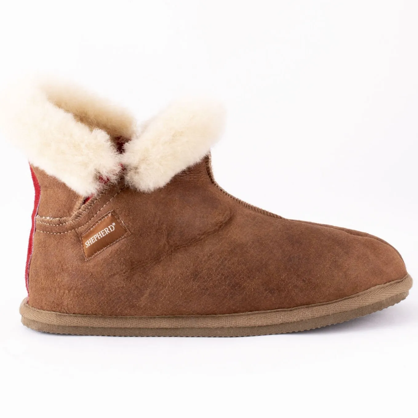 BELLA Shepherd Womens Sheepskin Slippers with Sole