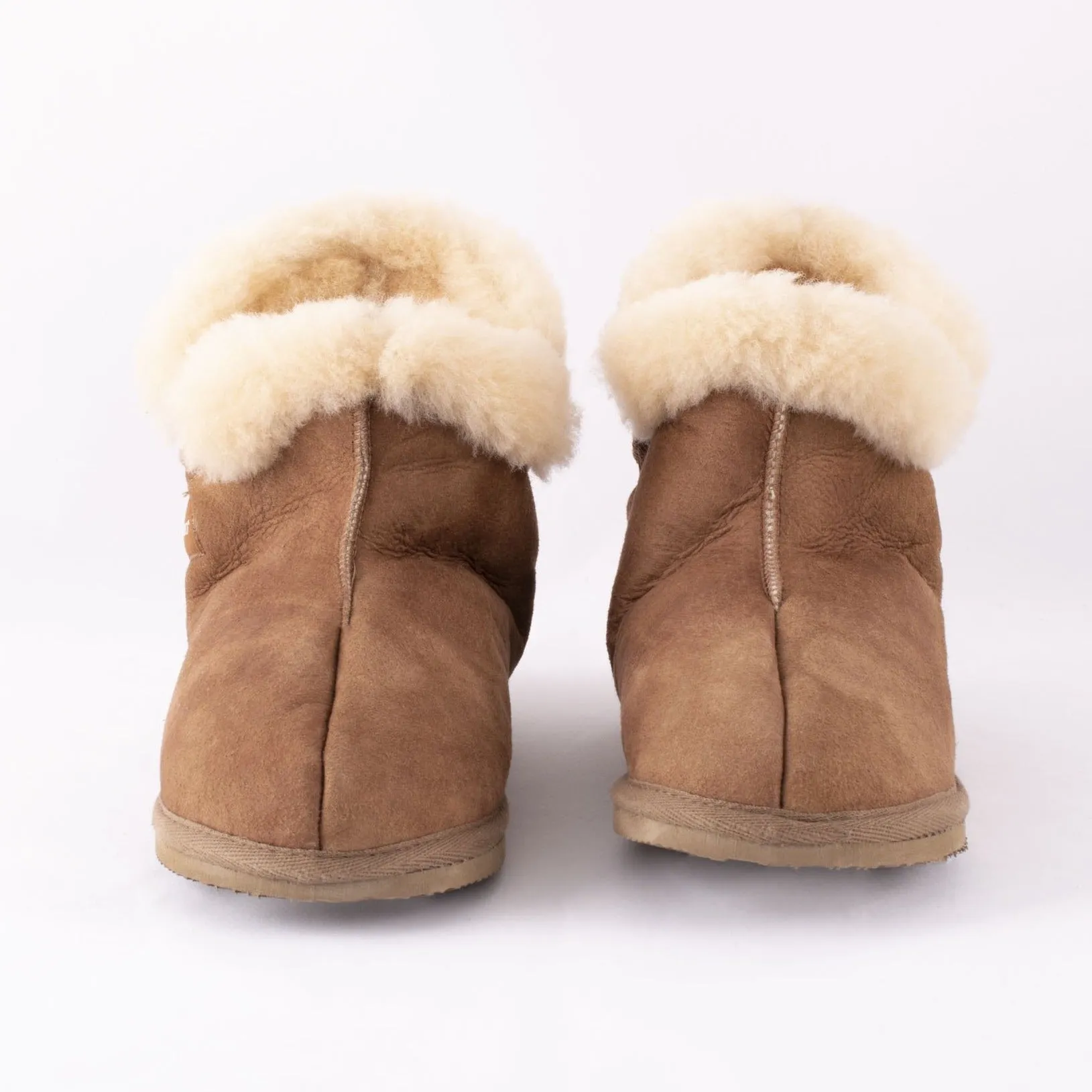 BELLA Shepherd Womens Sheepskin Slippers with Sole