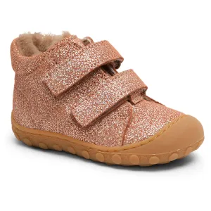 Bisgaard Sparkly Rose Hale V Lamb Beginner shoes