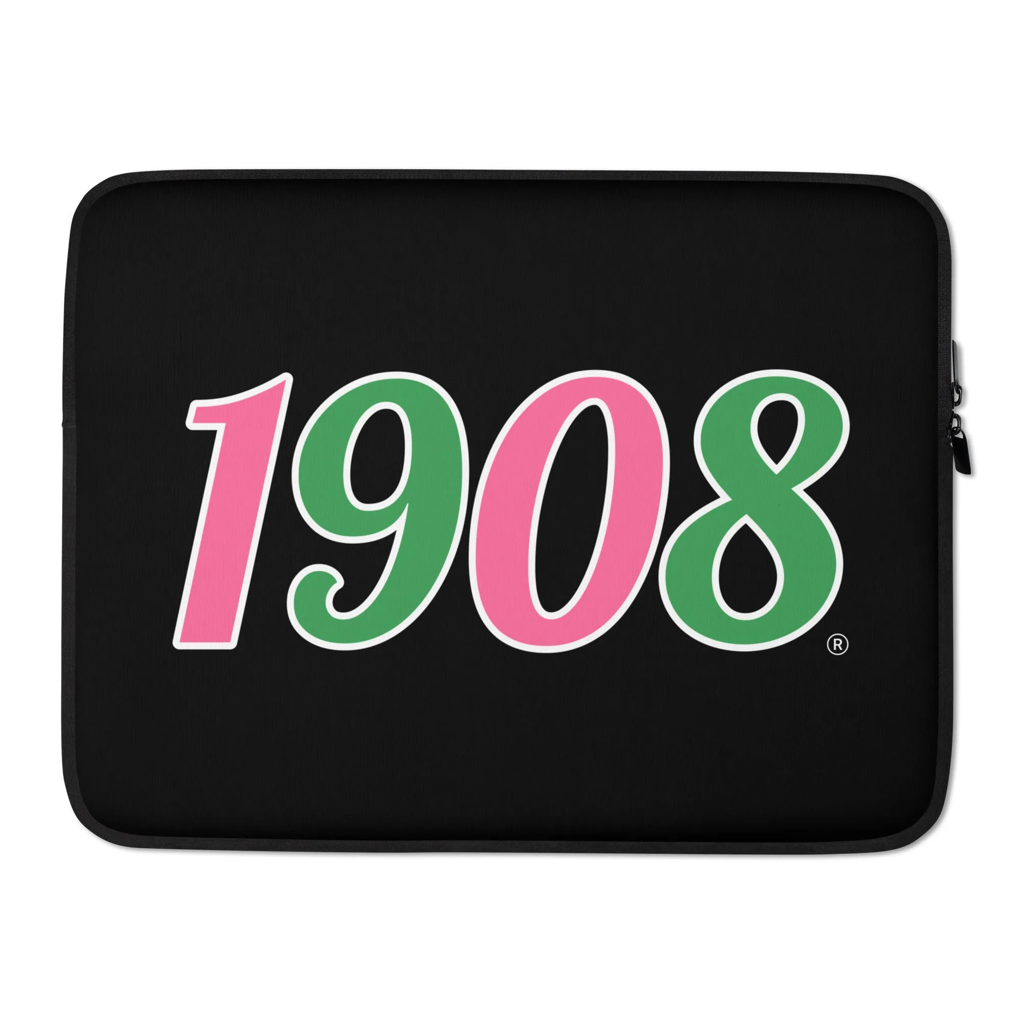 Black 1908 Laptop Sleeve