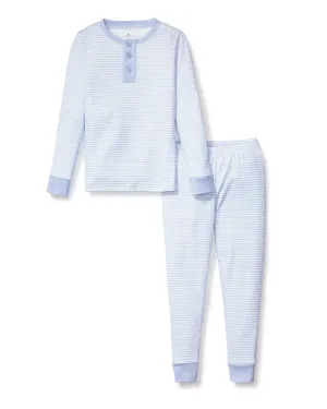 Blue Stripes Snug Fit Pajama Set