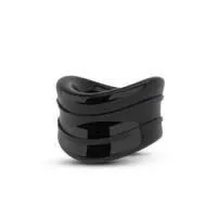 Blush - Stay Hard - Beef Ball Stretcher Snug - 1 Inch Diameter - Black