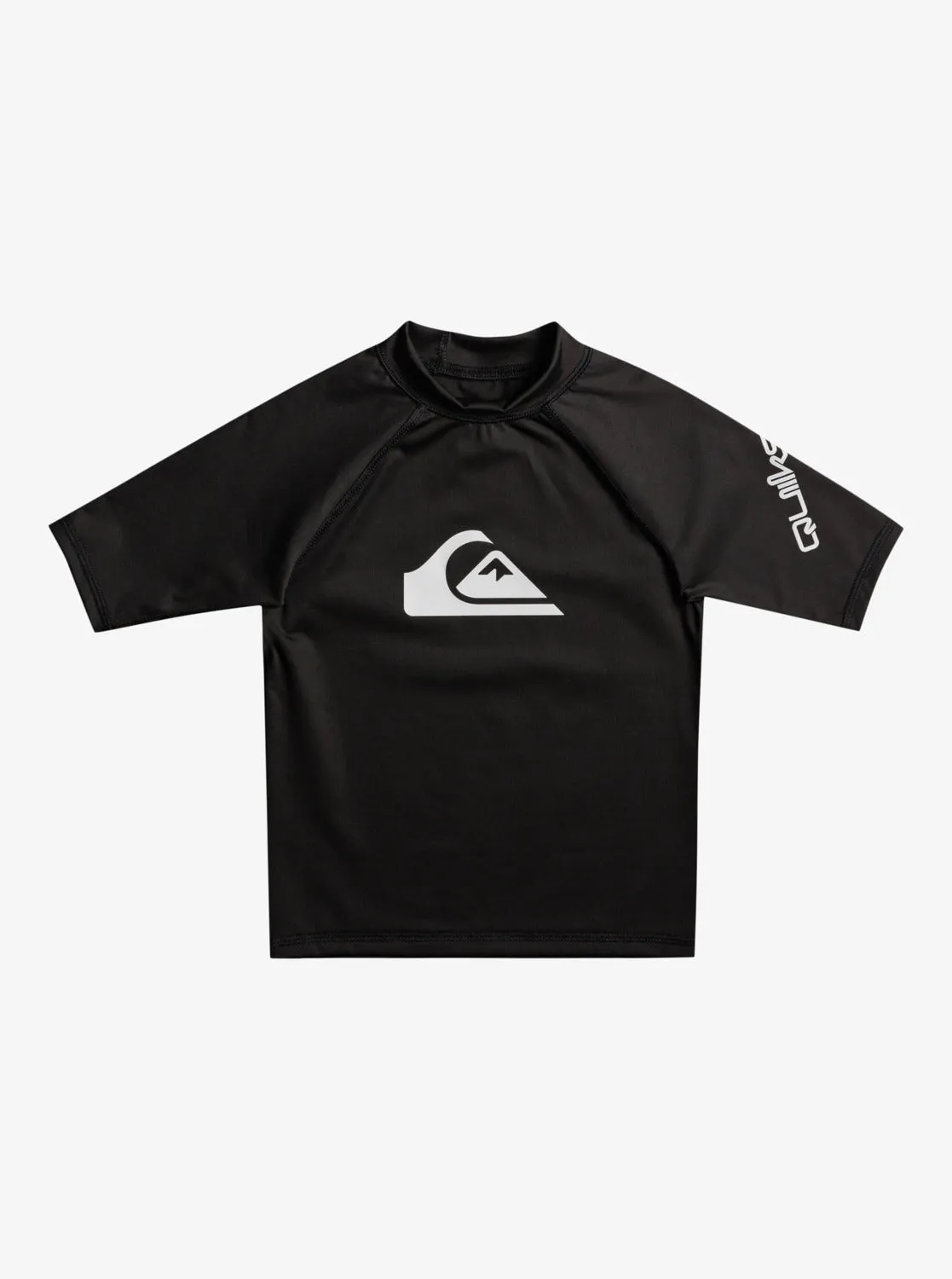 Boys 2-7 All Time Short Sleeve Upf 50 Rashguard - Black