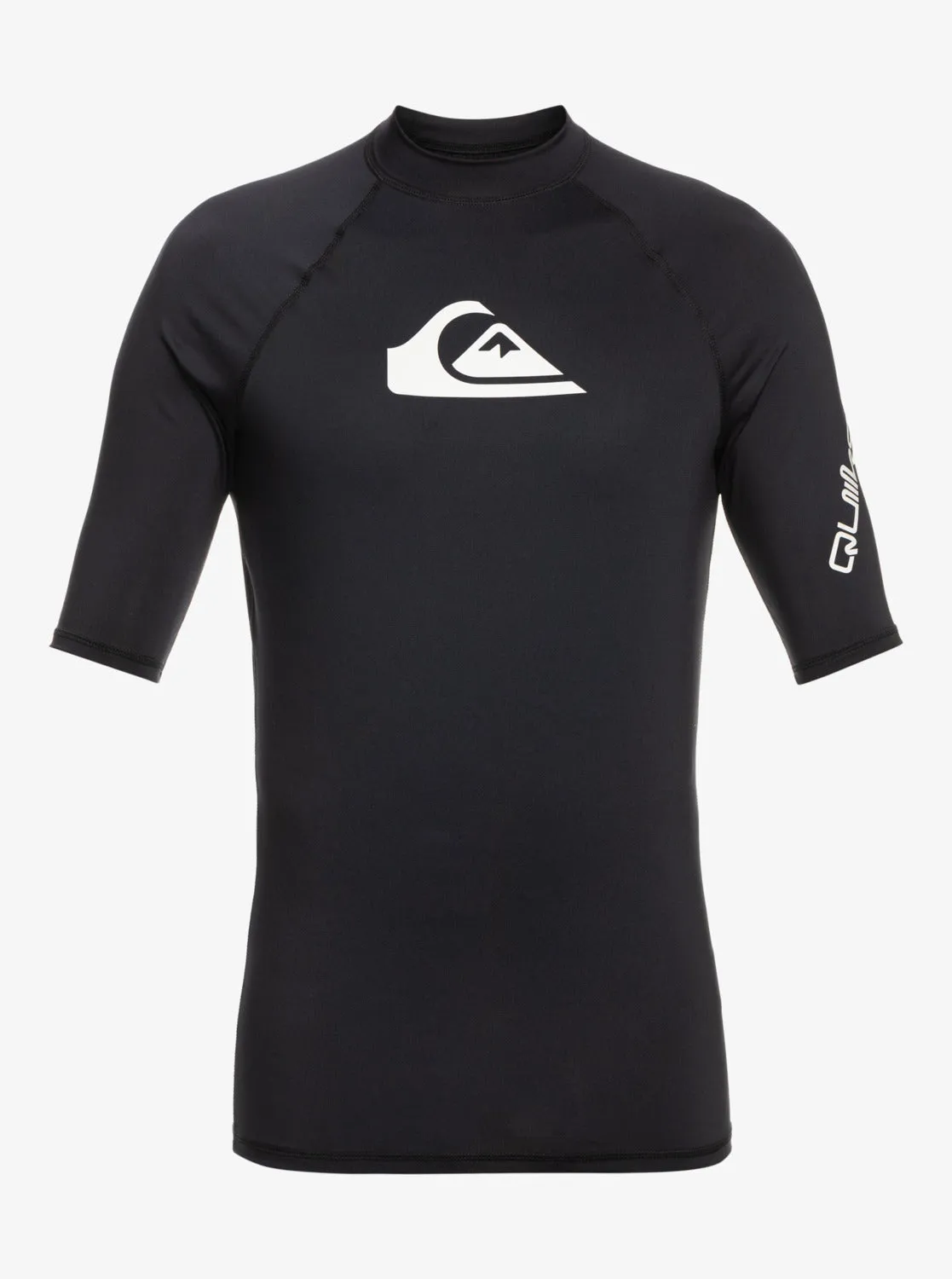 Boys 2-7 All Time Short Sleeve Upf 50 Rashguard - Black