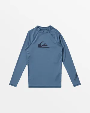 Boys 8-16 All Time Long Sleeve Rashguard - Bering Sea