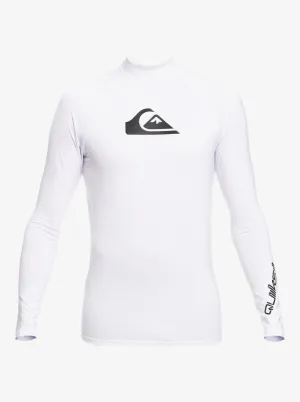 Boys 8-16 All Time Long Sleeve Rashguard - White