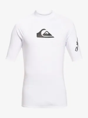 Boys 8-16 All Time Short Sleeve Rashguard - White