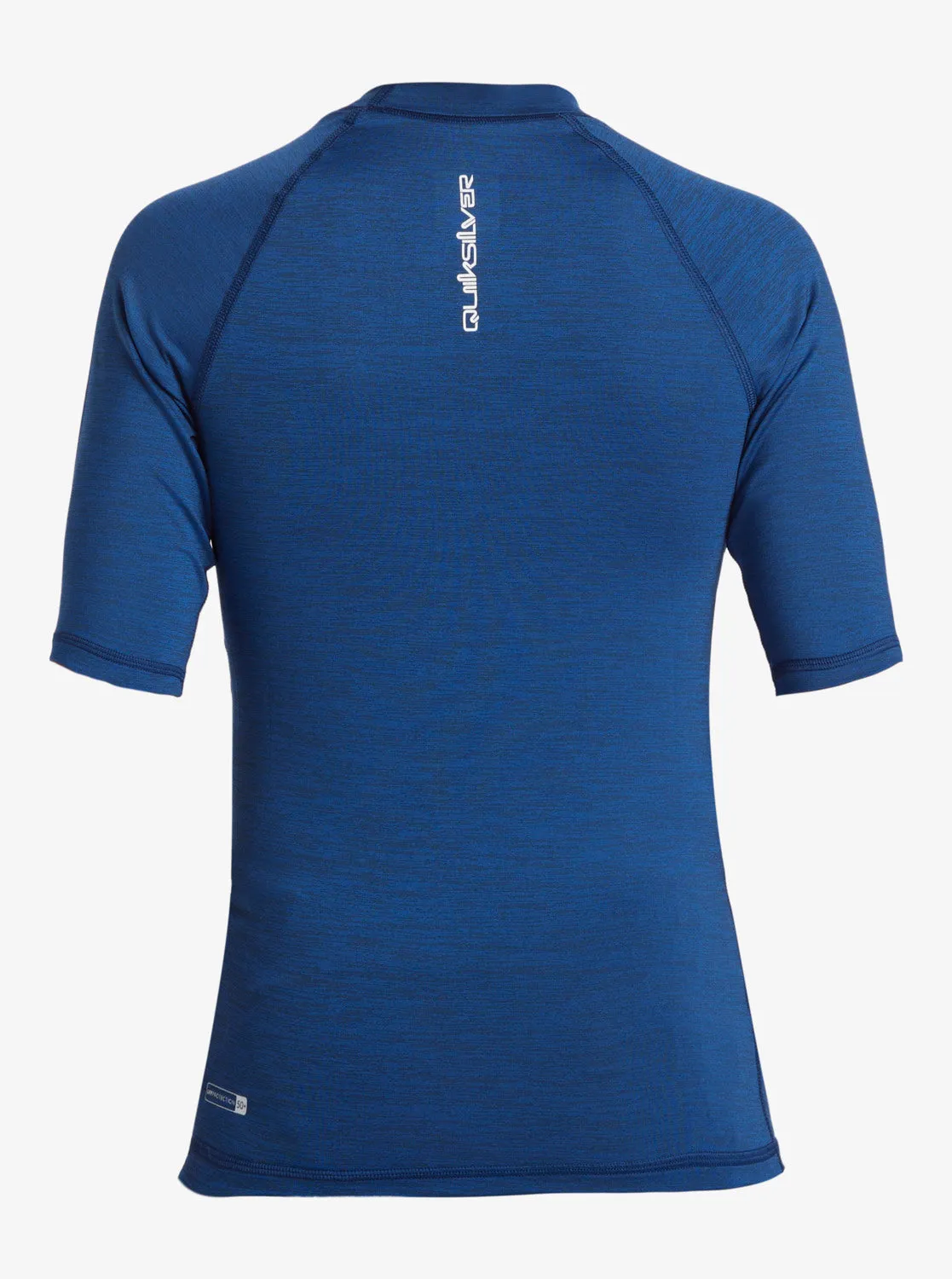 Boys 8-16 Everyday UPF50 Short Sleeve Rashguard - Monaco Blue Heather