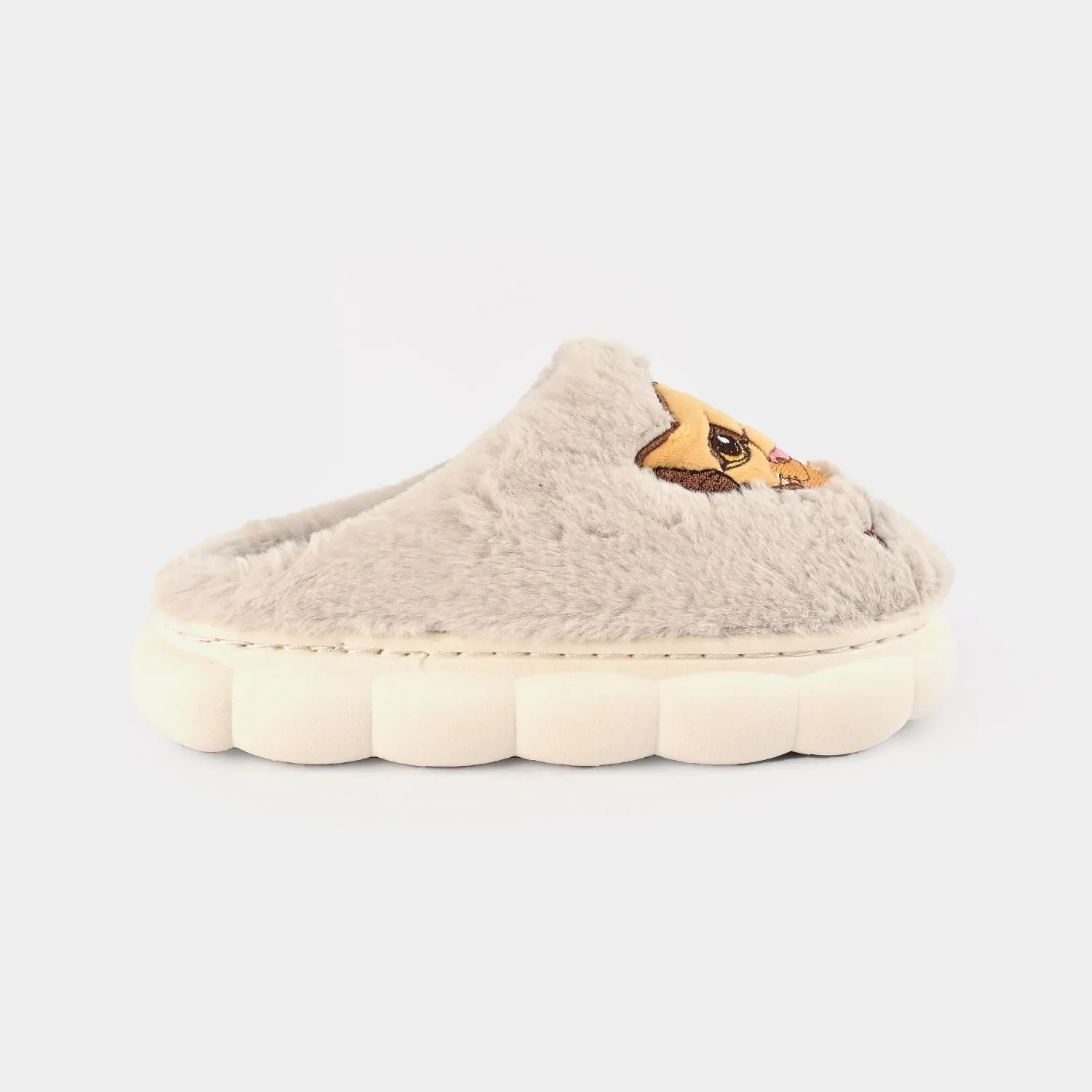 Boys Slipper Fur F4295-BEIGE