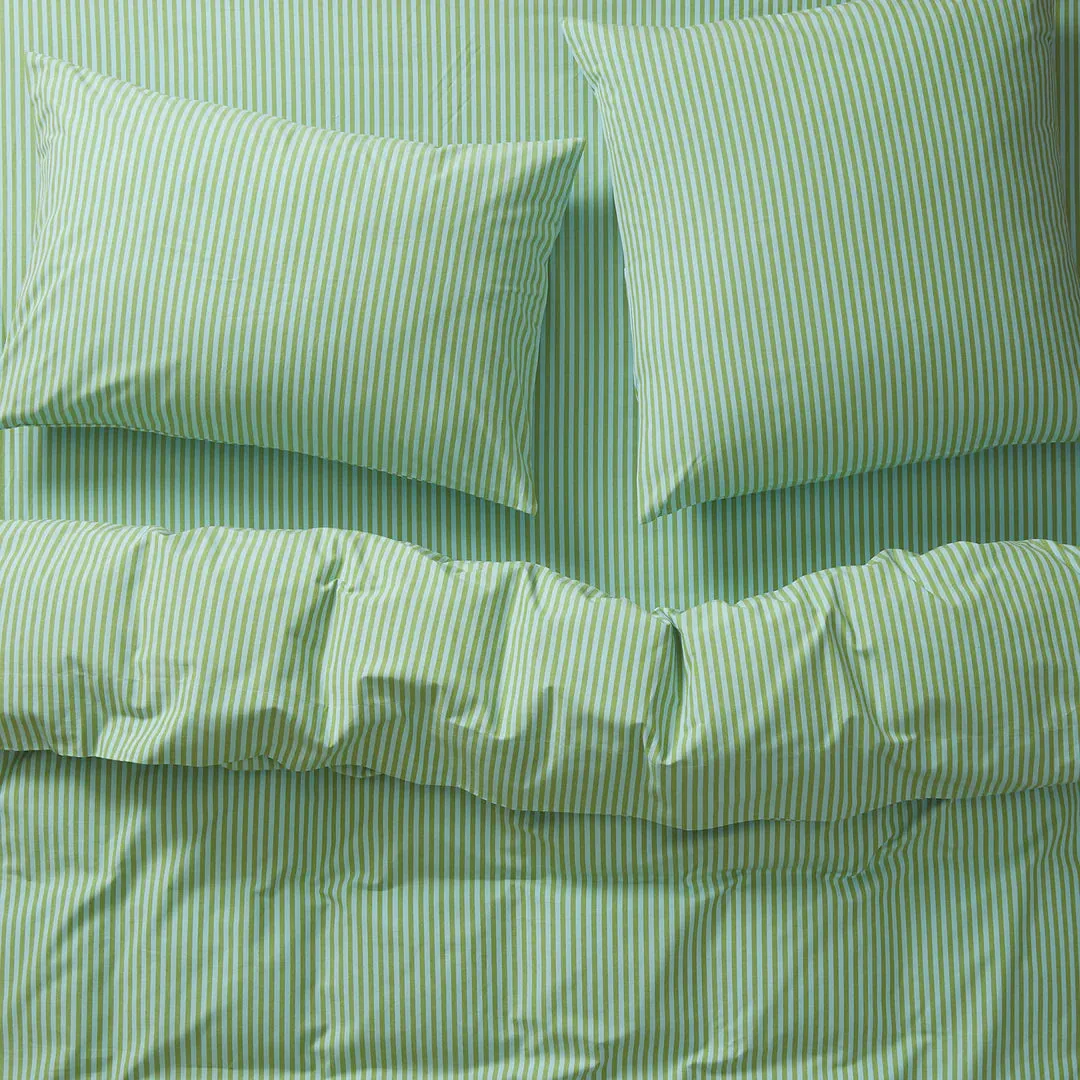 Bundi Cotton Queen Fitted Sheet - Palm