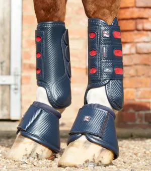 Carbon Tech Air Cooled Eventing Boots Navy Front