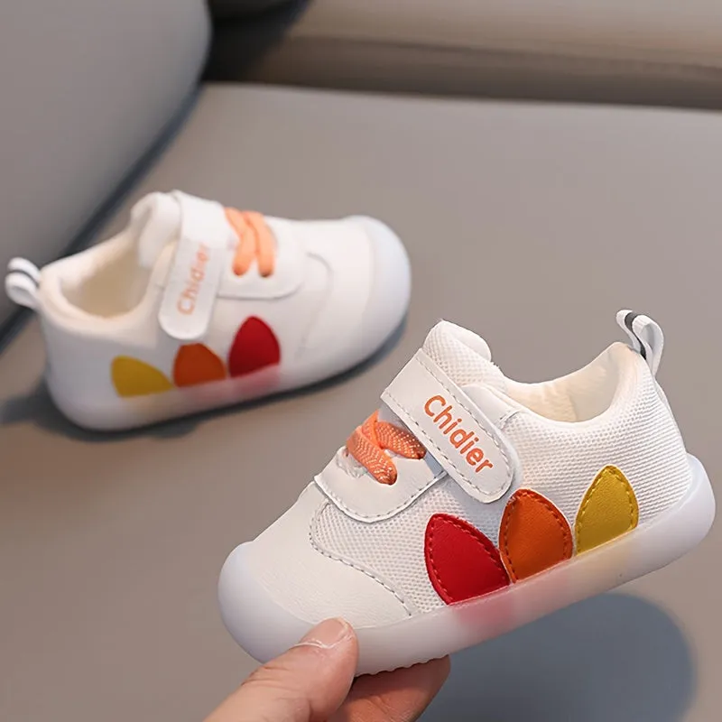 Casual Comfortable Mesh Sneakers For Baby Boys, Breathable Non-slip Walking Shoes For Spring And Autumn