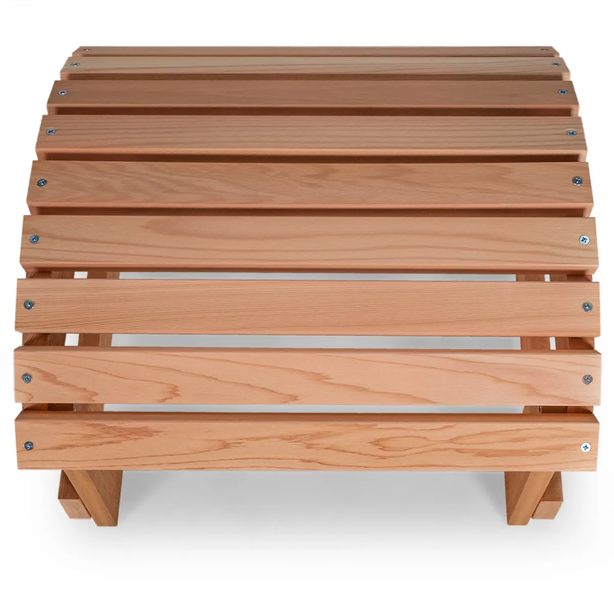 Cedar Muskoka Ottoman - Handcrafted In Canada With Rot Resistant, Untreated, Western Red Cedar.