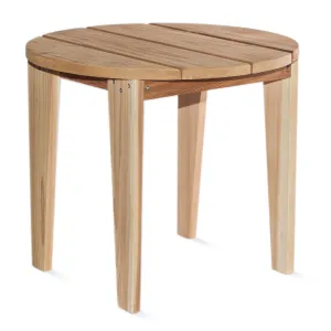 Cedar Side Table - Handcrafted In Canada With Rot Resistant, Untreated, Western Red Cedar.