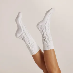 Chaussettes Tricotées Snug - Blanc