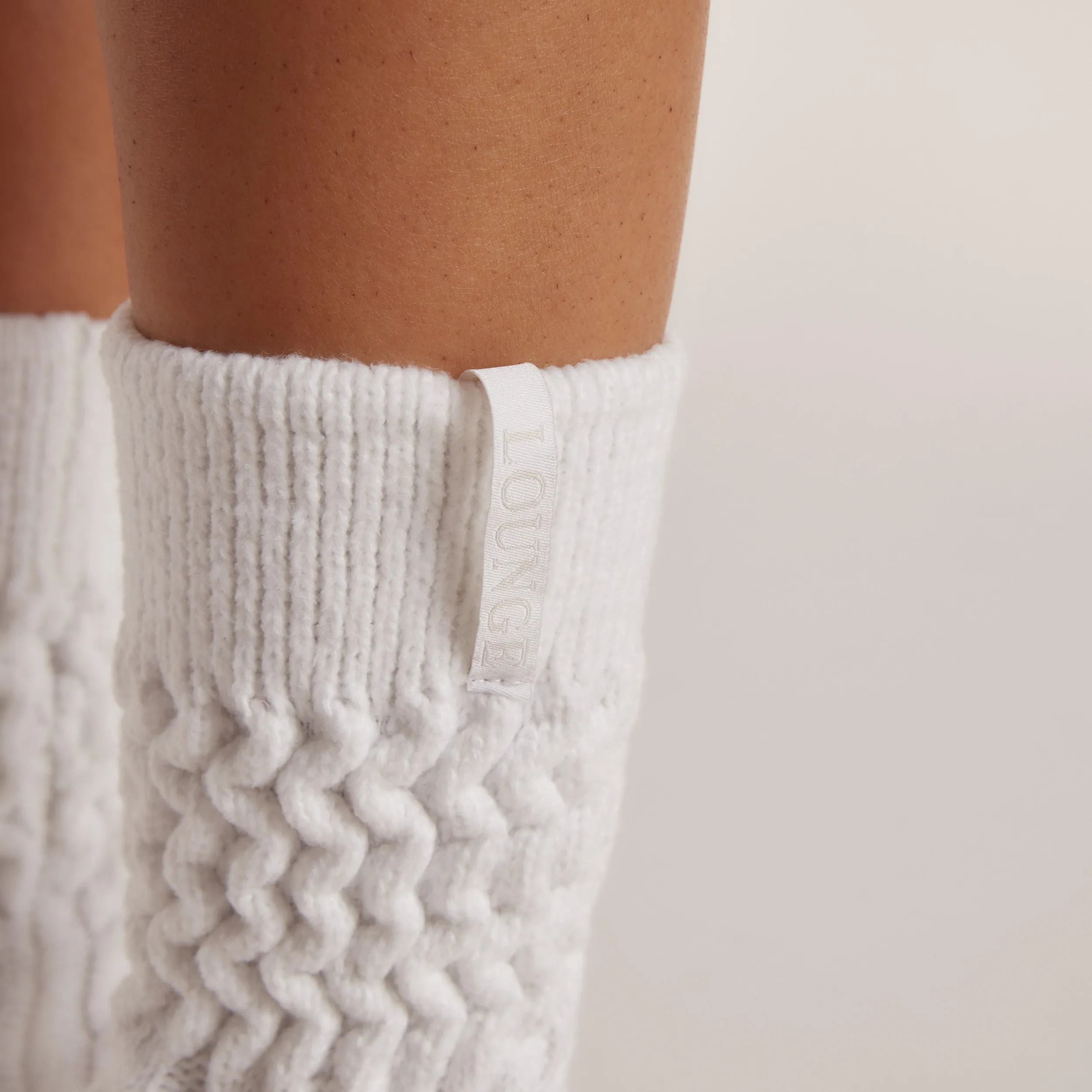 Chaussettes Tricotées Snug - Blanc