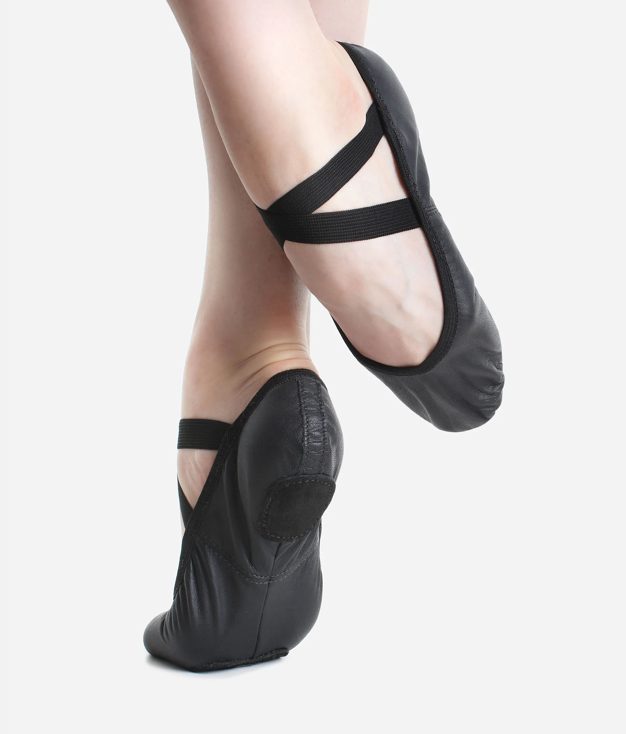 Child's Split Sole Leather Ballet Shoes - SD60