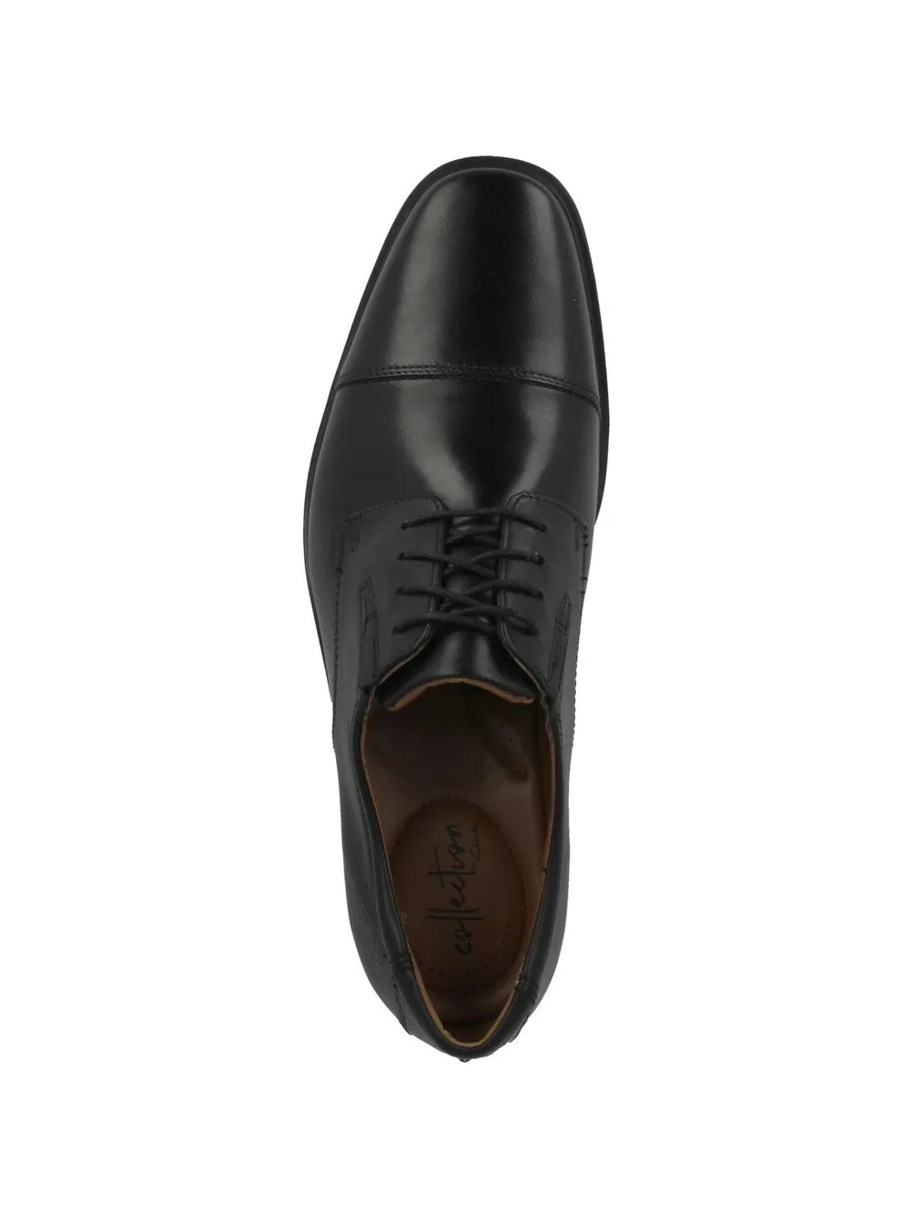 Clarks Tilden Cap Lace-up Shoes, Black