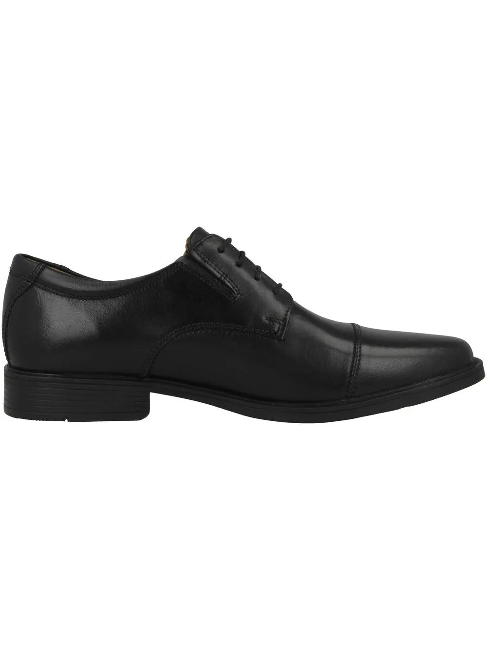 Clarks Tilden Cap Lace-up Shoes, Black