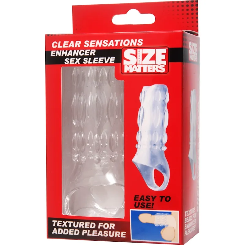 Clear Sensations Enhancer Sex Sleeve