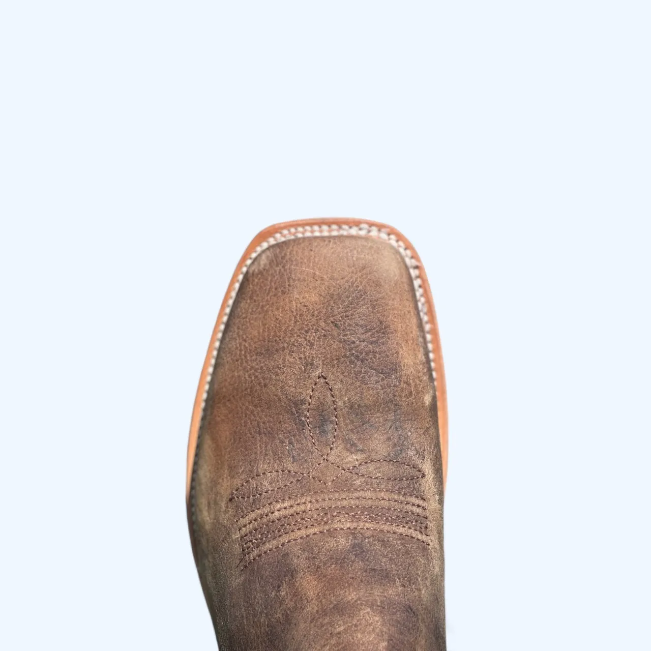 Corral Men's Tan Embroidery Square Toe