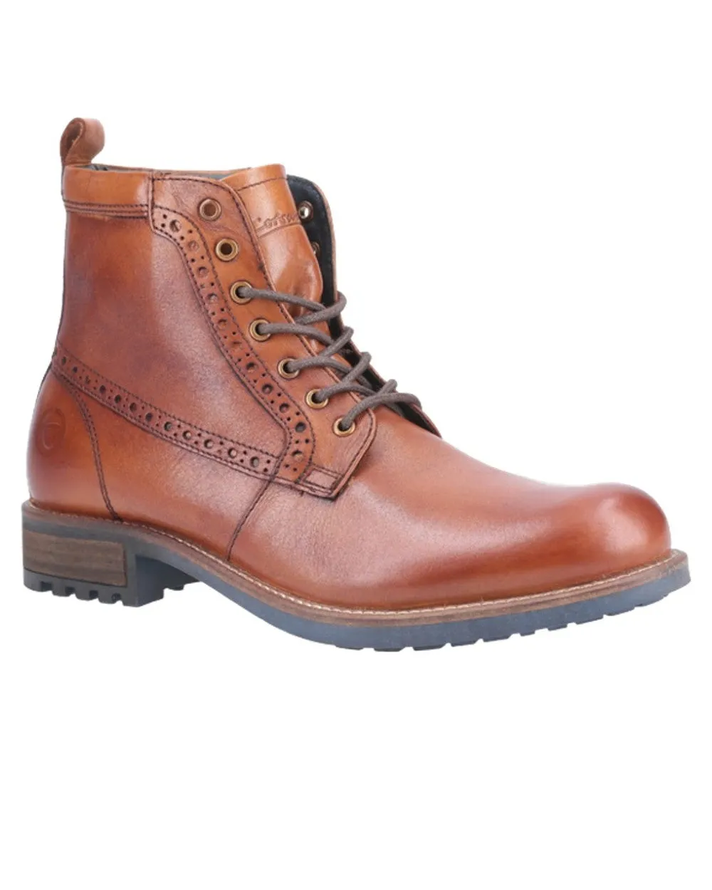 Cotswold Dauntsey Leather Lace Up Boots