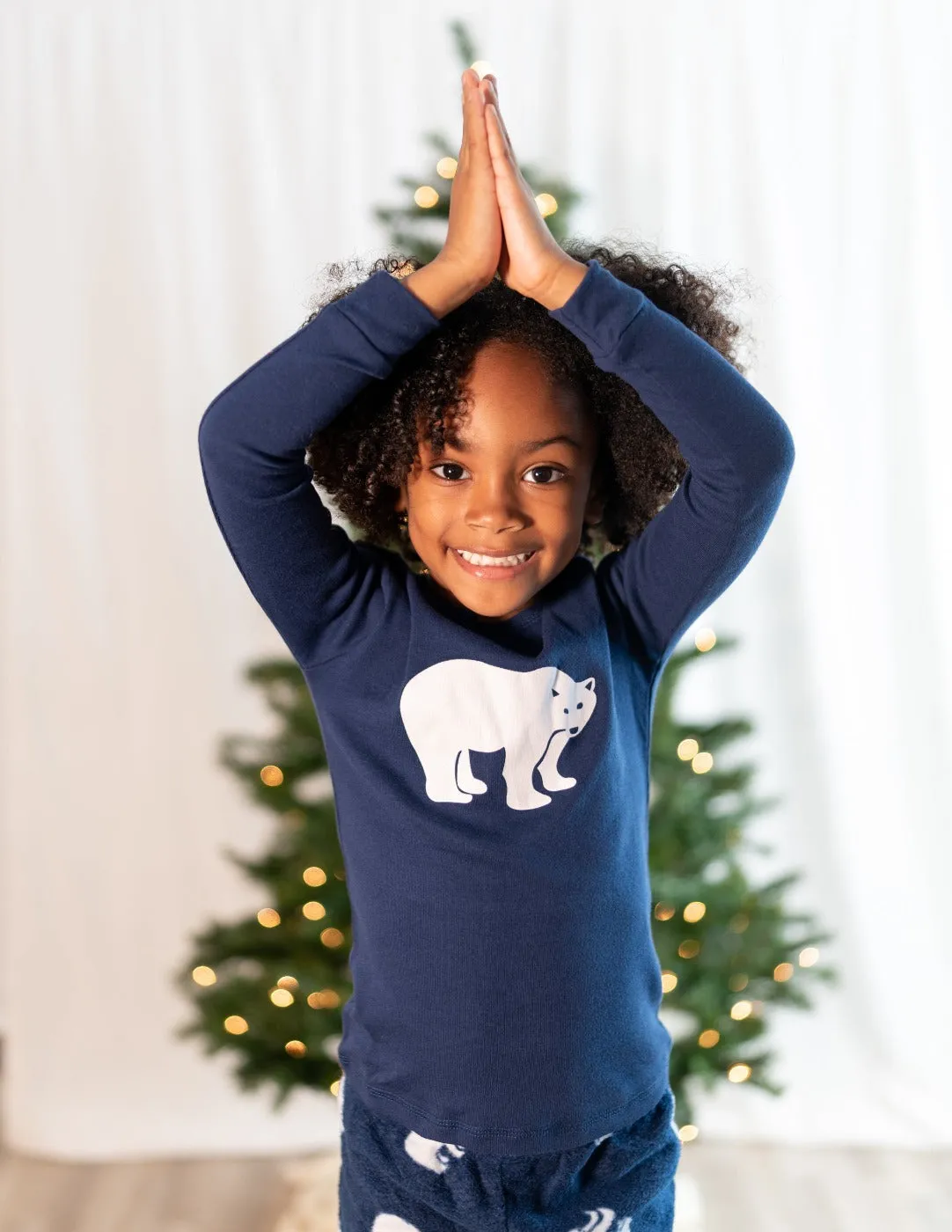 Cotton & Fleece Polar Bear Pajamas