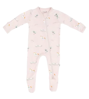 Court Culture x Kyte Baby Beach Blush Zippered Footie