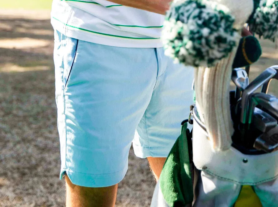 Court Shorts in Light Blue