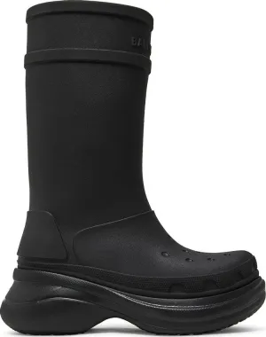 Crocs x Balenciaga Clog Boot 2.0 Black, black